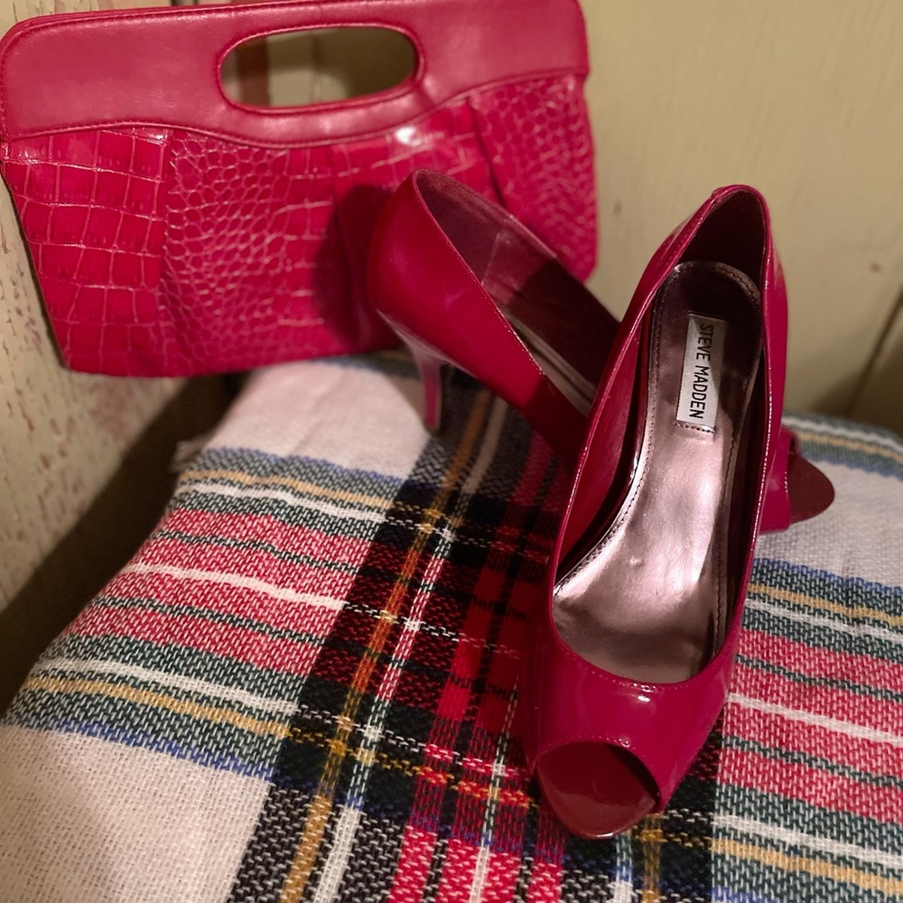 Red Steve Madden Heels